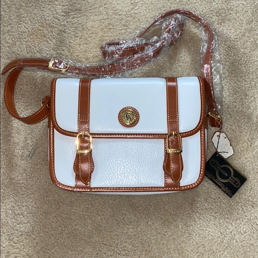 White Leather Crossbody Purse - NWT